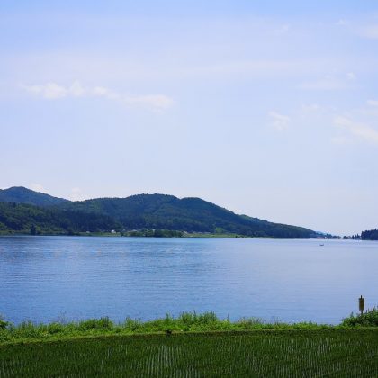 木崎湖一周てくてくあるく。